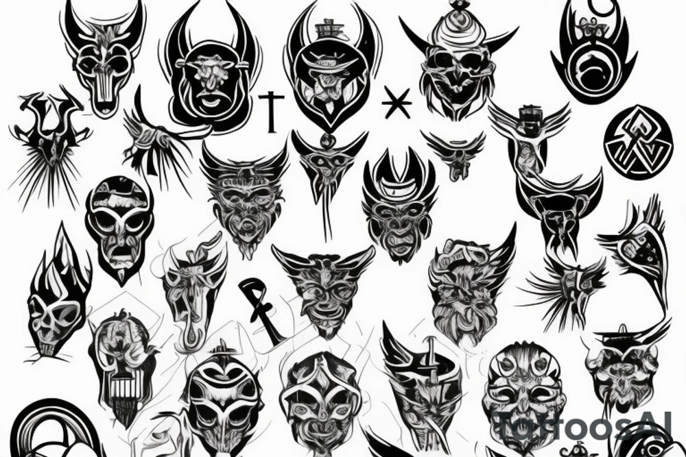 a Priest that is also Lucifer tattoo idea