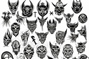 a Priest that is also Lucifer tattoo idea
