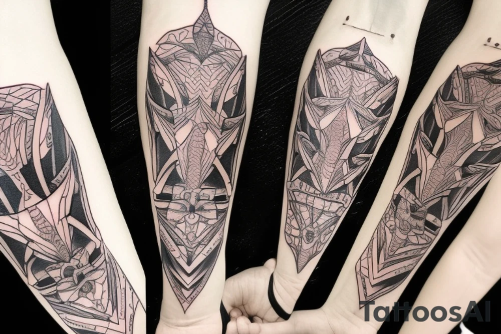 Fallen angel tattoo idea