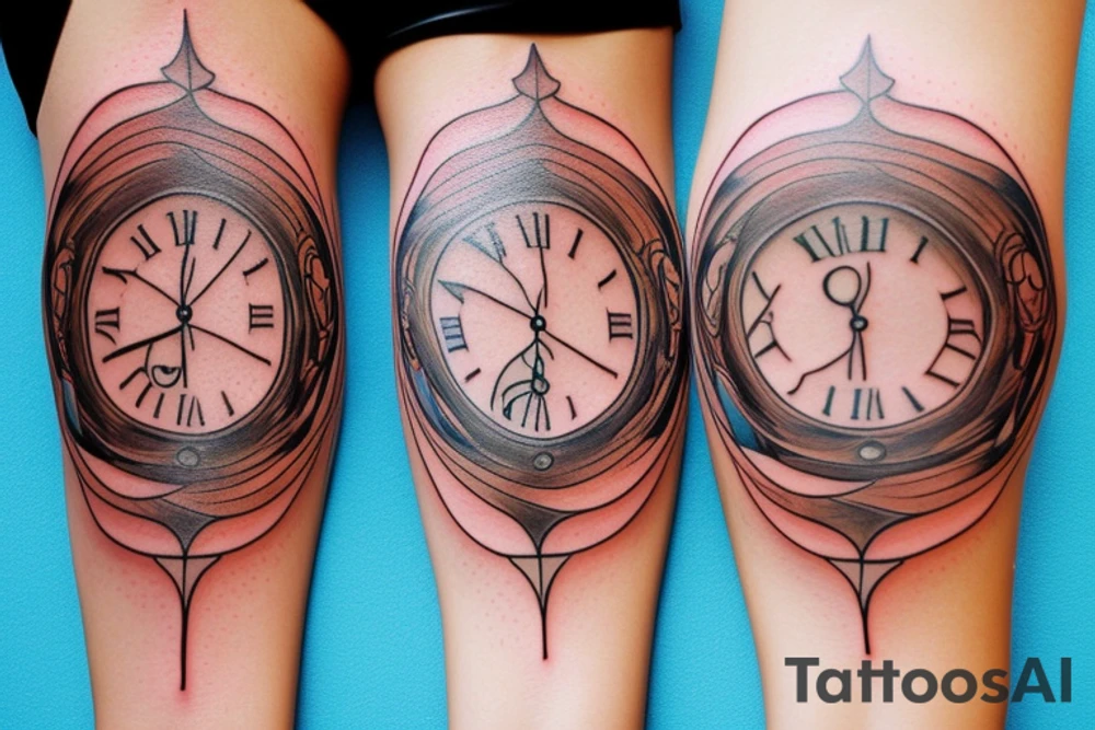 Hourglass tattoo idea