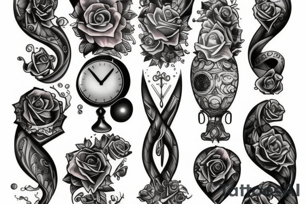 Hourglass tattoo idea