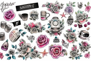 city cute tattoo idea