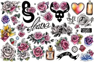 city cute tattoo idea