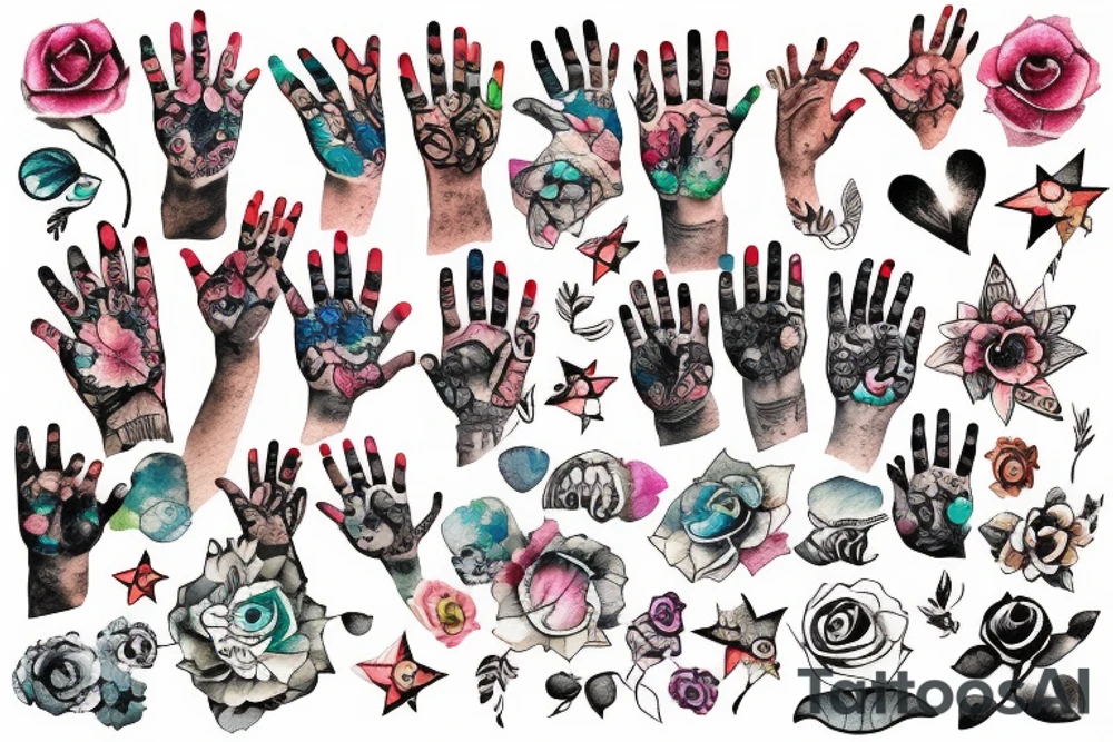 finger tattoo tattoo idea
