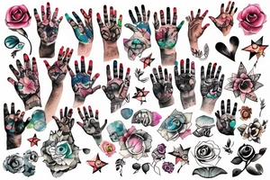 finger tattoo tattoo idea