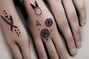 finger tattoo tattoo idea