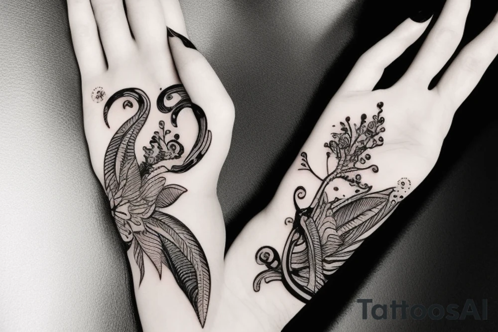 finger tattoo tattoo idea