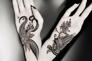 finger tattoo tattoo idea