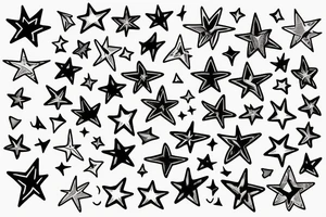 Stars tattoo idea