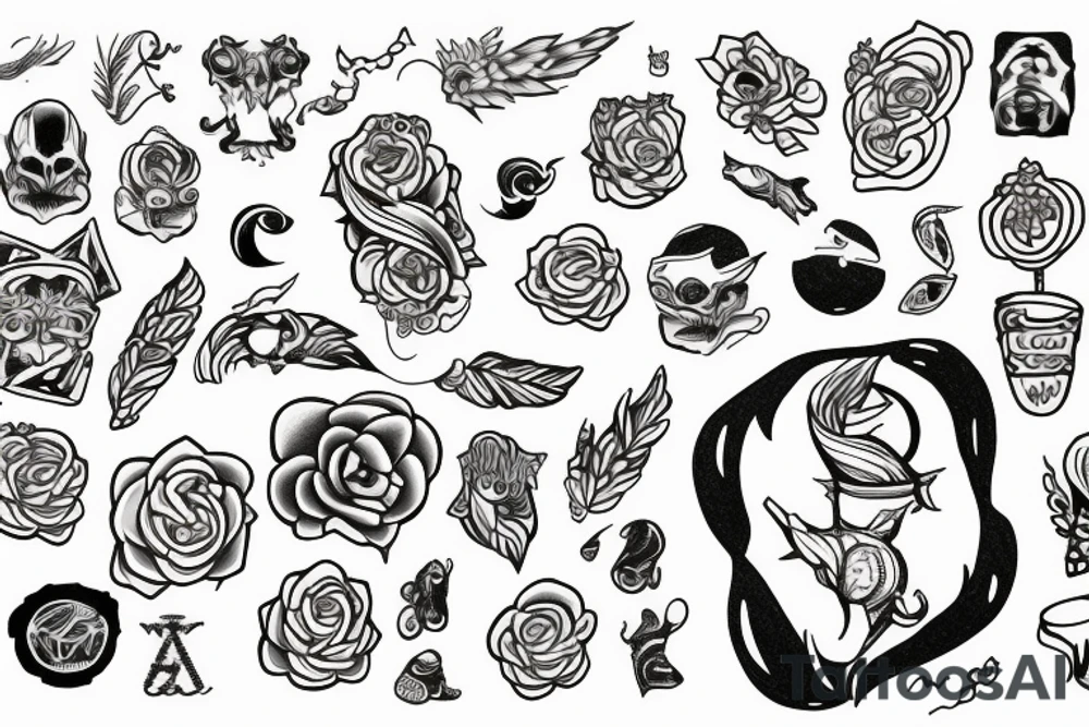 Doodles tattoo idea