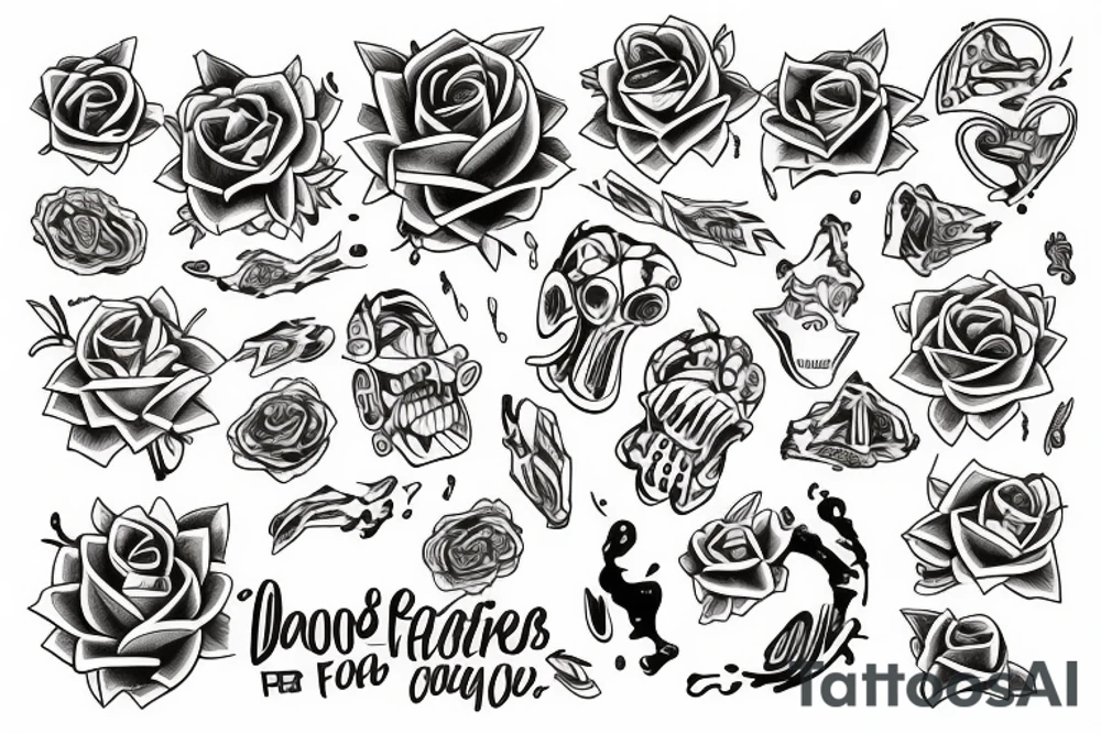 Doodles tattoo idea