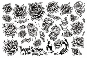 Doodles tattoo idea