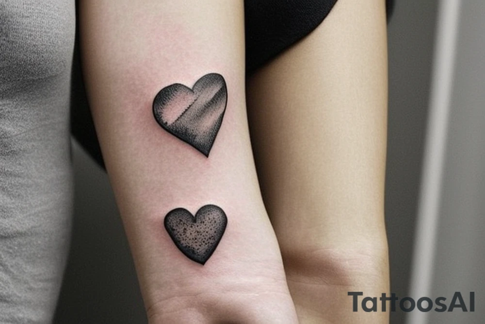 I actually want several small tattoos, each featuring a cute and simple design. For example, I'm interested in getting tattoos of stars, hearts, flowers, or other small and charming images that catch my eye. The goal is to have a collection of individual tattoos that are small enough to be hidden or displayed discretely, and that together create a personalized and unique aesthetic. I'm open to suggestions for specific designs or placement options, but I would like each tattoo to be delicate and sweet in its own way. tattoo idea