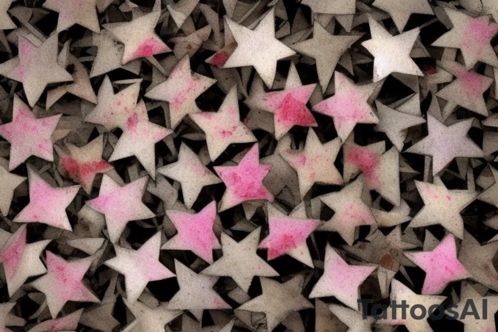 I would like to have several small images, such as stars, hearts, flowers, or any other cute and simple design that you can suggest. The size of each image should be relatively small, around a few centimeters at most. I am looking for a collection of small, meaningful symbols that represent different aspects of my personality and values, and that will serve as a reminder of what matters most to me tattoo idea