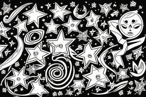 Stars tattoo idea