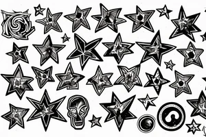 Stars tattoo idea
