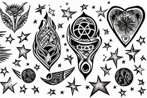 Stars tattoo idea