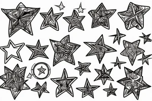 Stars tattoo idea