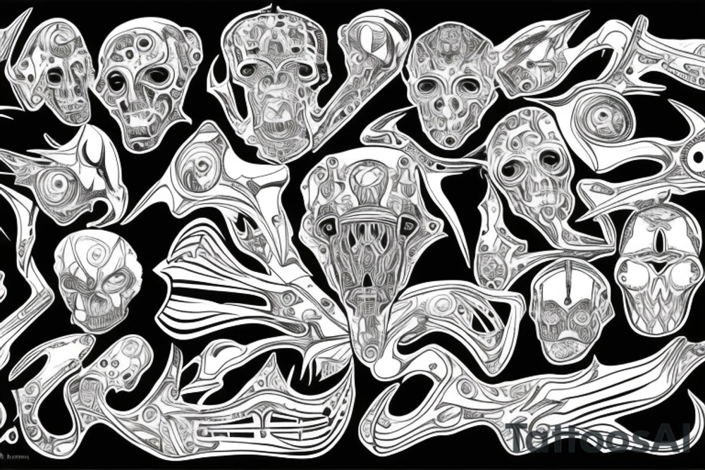 Transcedent buman tattoo idea