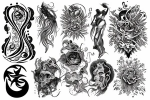 Transcendent human tattoo idea