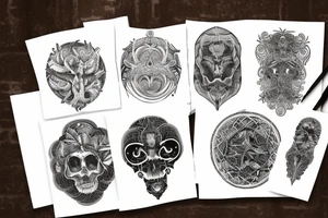 Transcendent human tattoo idea