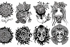 Enlightened human tattoo idea