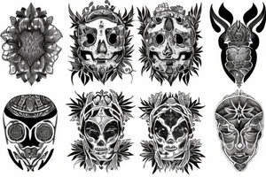 Enlightened human tattoo idea