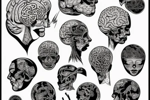 Mechanical brain tattoo idea
