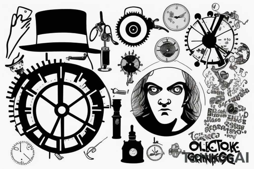 Clockwork orange tattoo idea