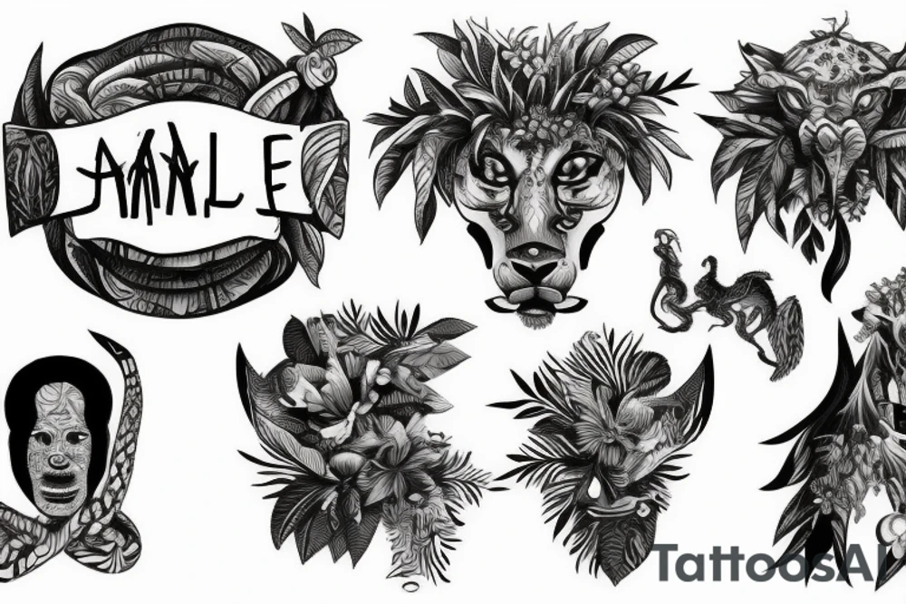 Jungle tattoo idea