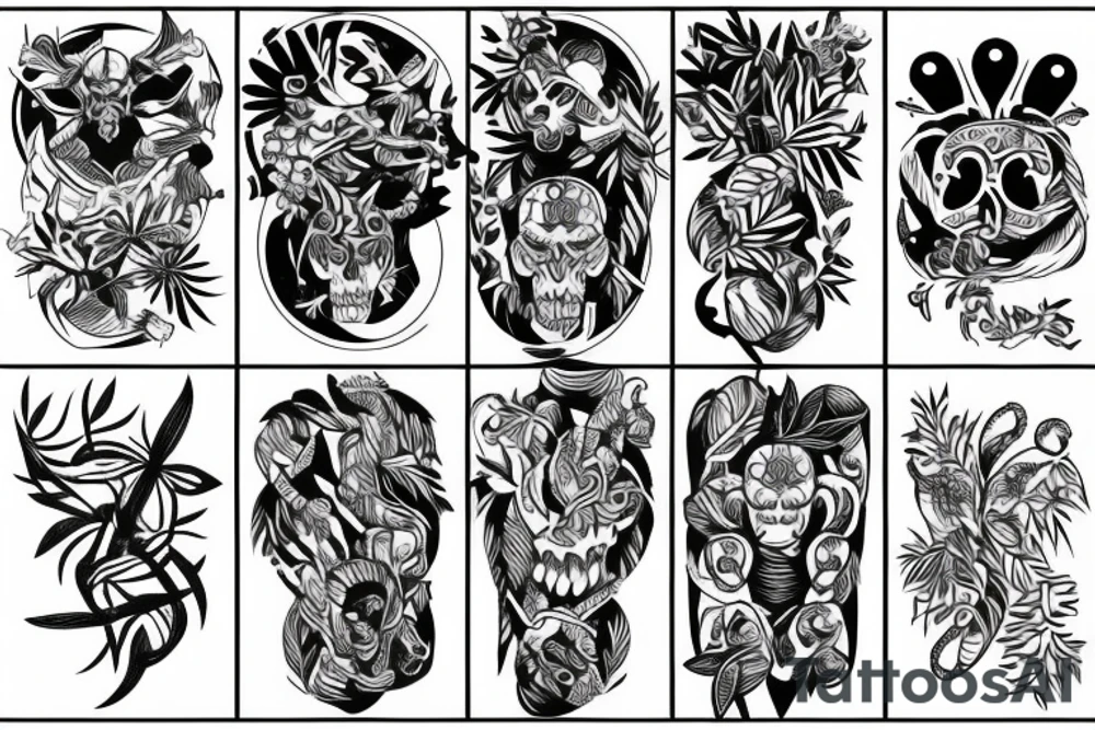 Jungle tattoo idea