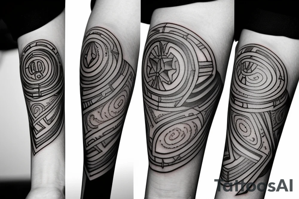 Space symbol tattoo idea