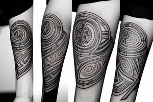 Space symbol tattoo idea