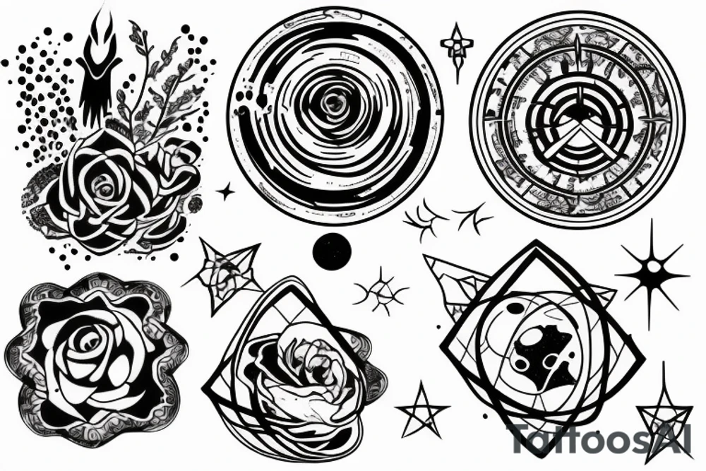 Space symbol tattoo idea