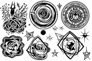 Space symbol tattoo idea