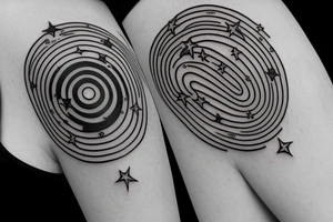 Space symbol tattoo idea