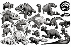 Land before time tattoo idea