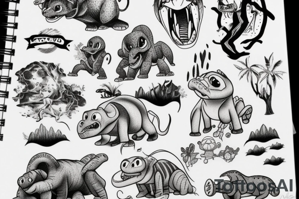 Land before time tattoo idea
