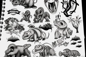 Land before time tattoo idea