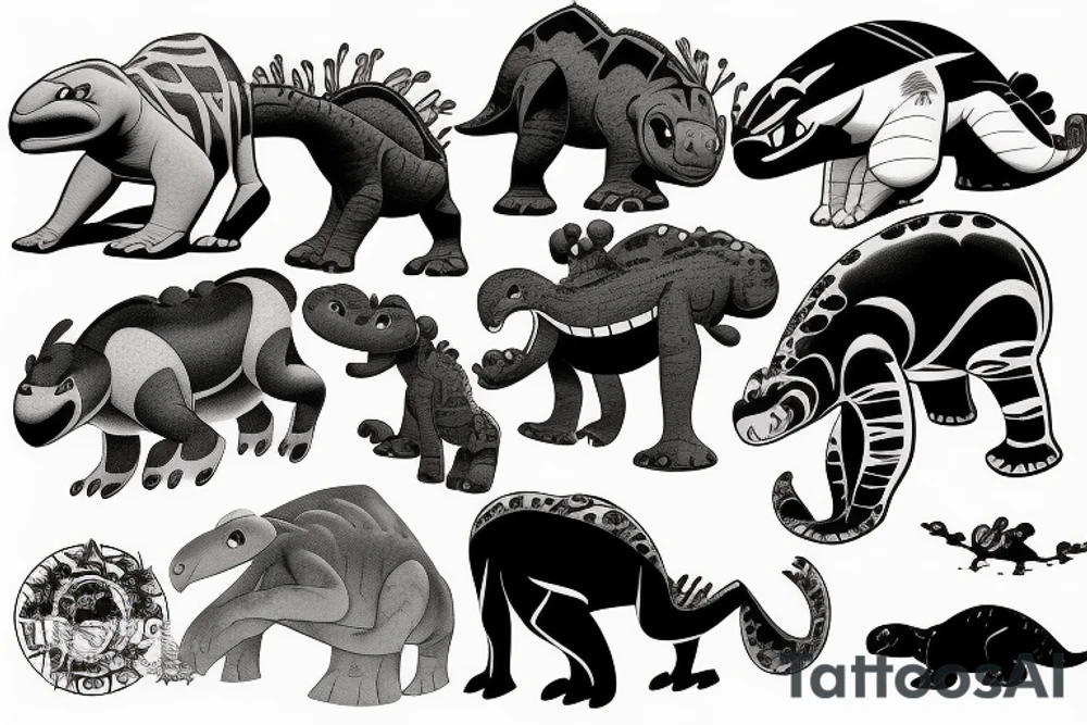 Land before time movie tattoo idea