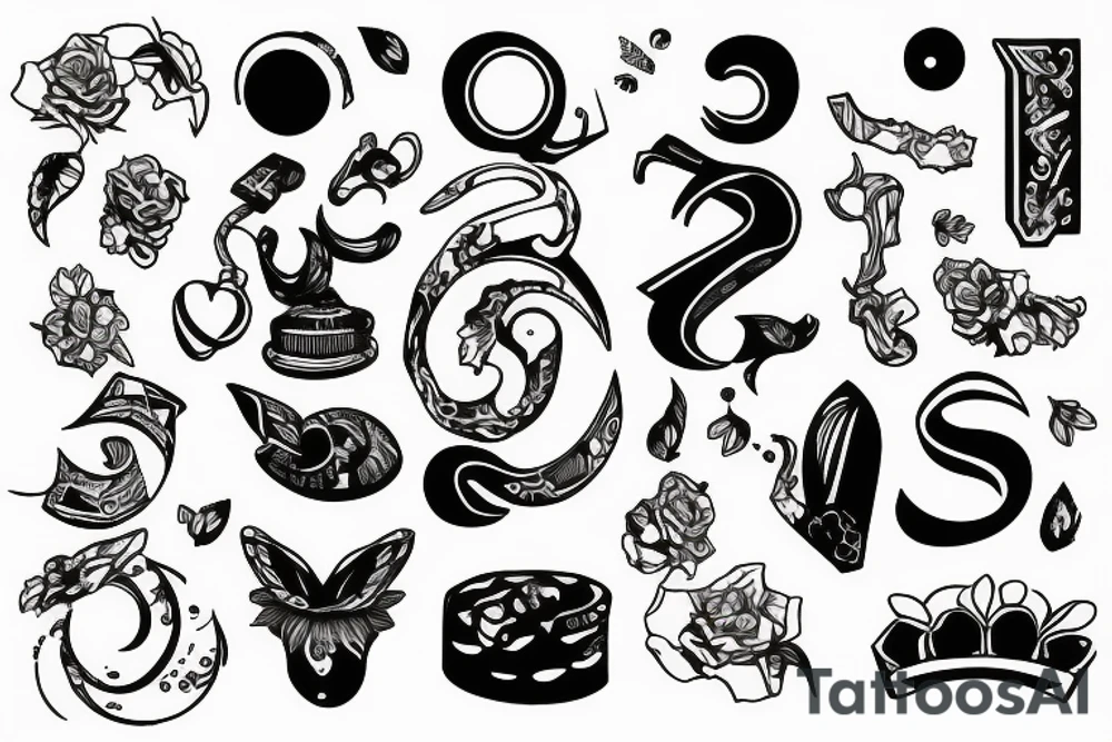 Tiny g tattoo idea