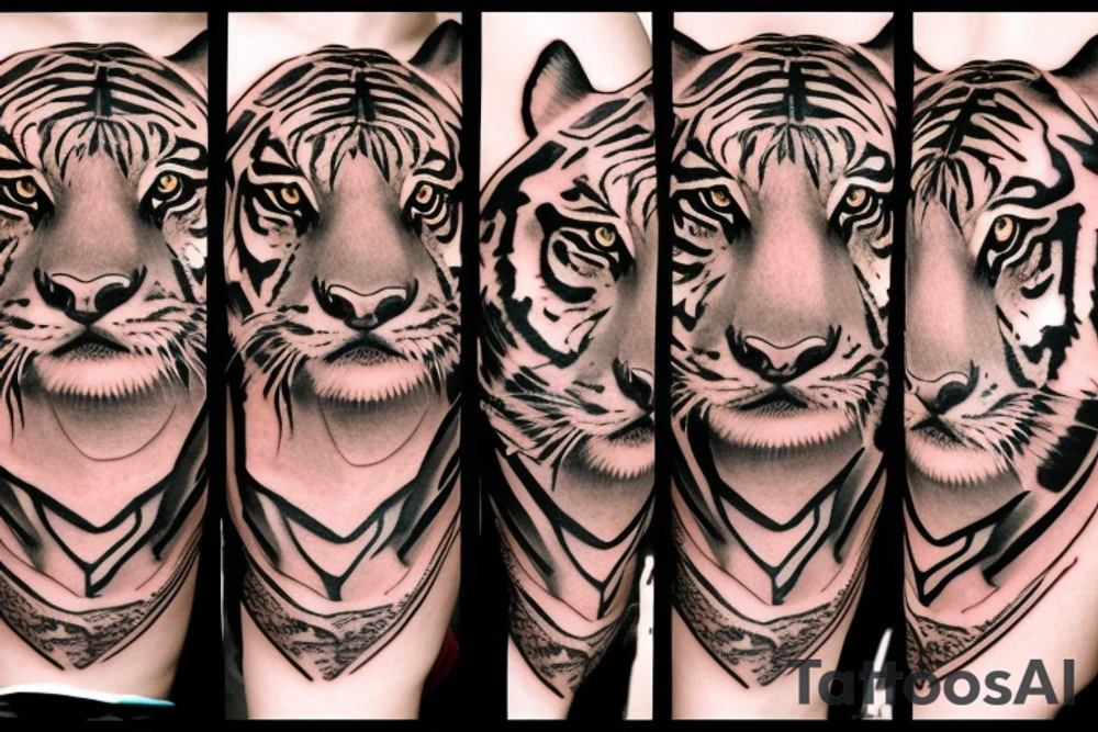 Tiger tattoo idea
