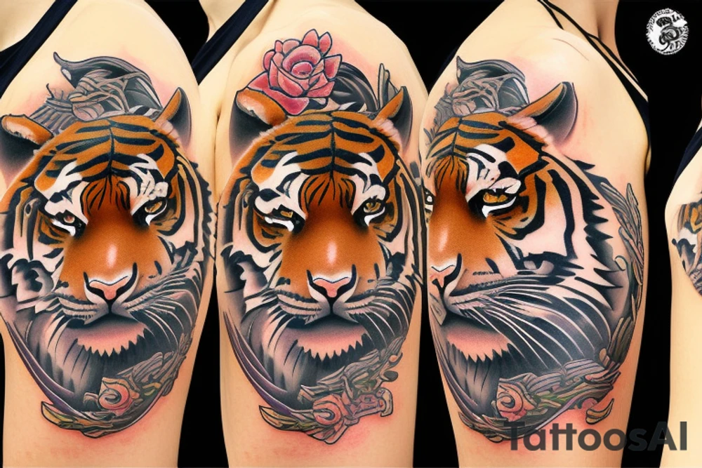 Tiger tattoo idea