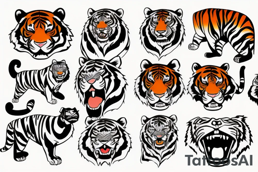 Tiger tattoo idea