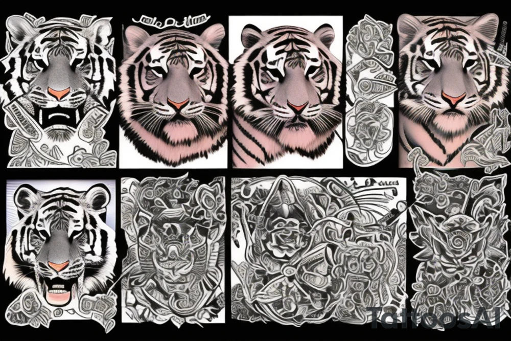 Tiger tattoo idea