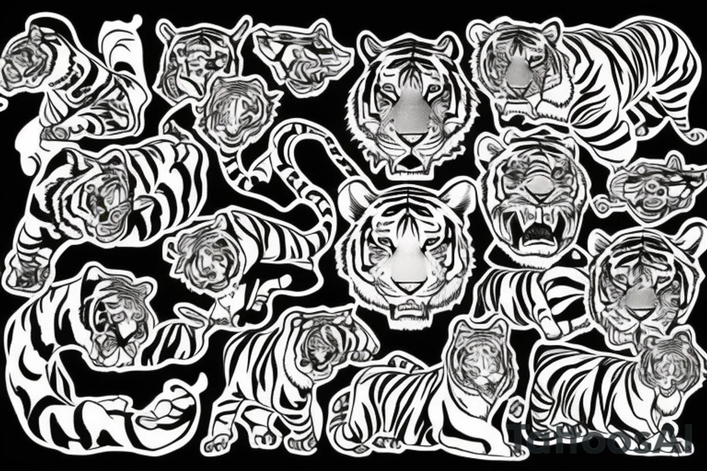 Tiger tattoo idea