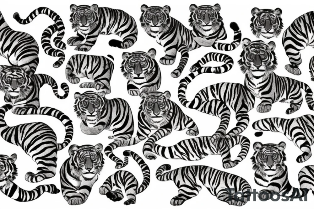 Tiger tattoo idea