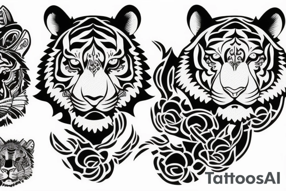 Tiger tattoo idea