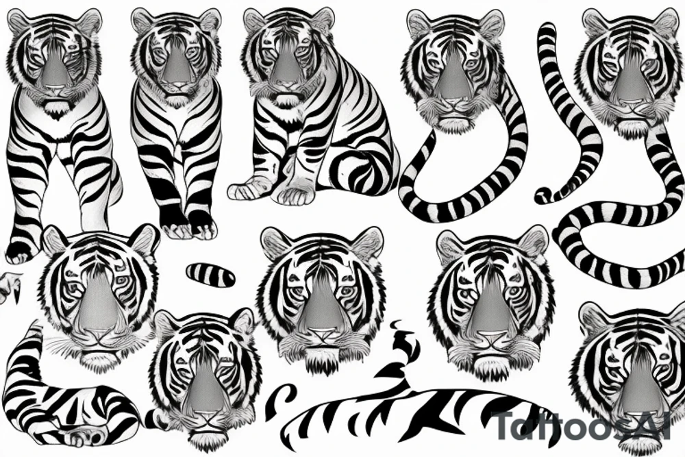 Tiger tattoo idea