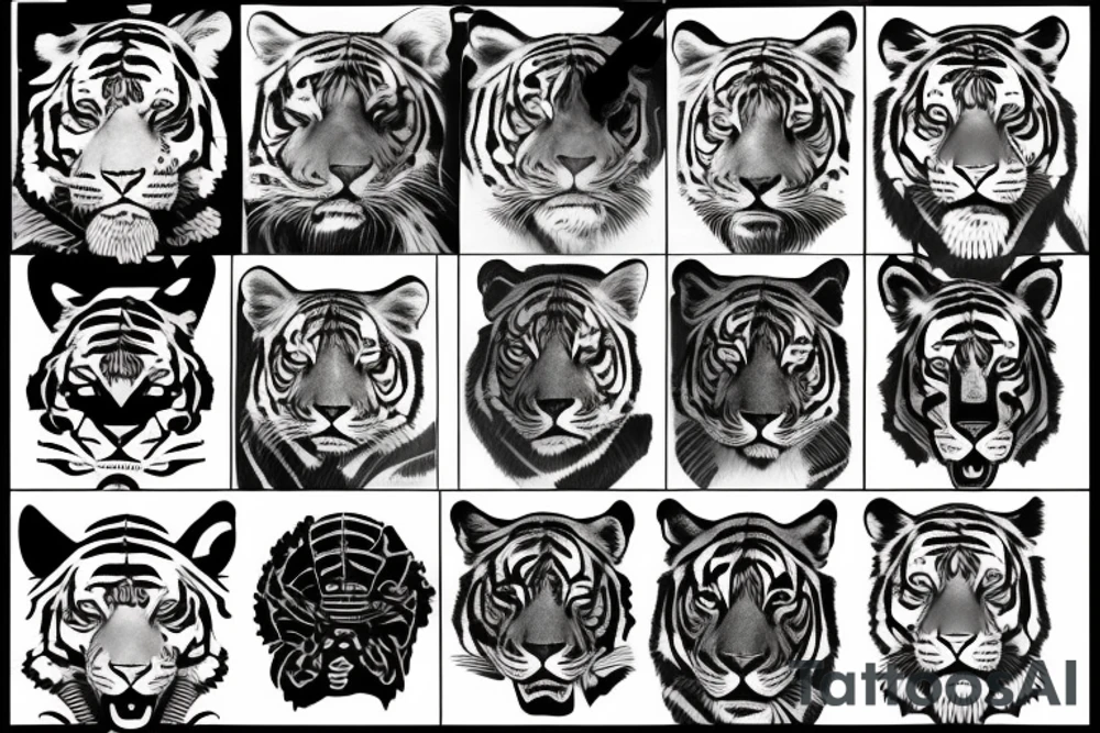 Tiger tattoo idea